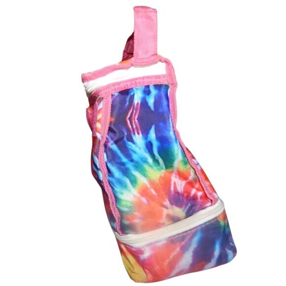 ARCTIC ZONE dual double compartment pink tie dye soft shell lunchbox bag - Picture 9 of 11